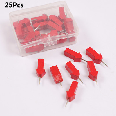 1 paket drvenih oznaka za mape igle za guranje slatke nožice sa strelicom ubod za crtanje fotografija Zidne igle plutene igle za ploče uredski školski pribor