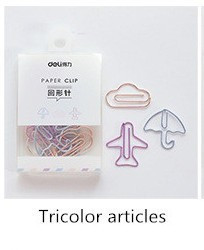 SIXONE 12 komada lijepe spajalice za papir Originalnost Crtani metalni spoj u boji Miks oznaka za rad u uredskom priboru