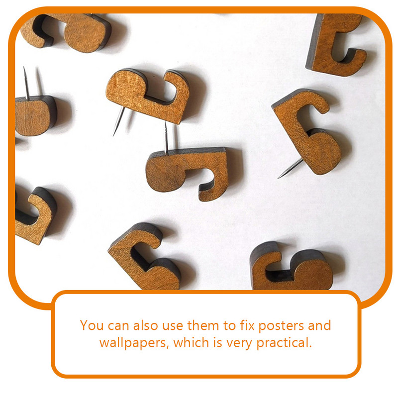 20 bucăți de perete chinuri practice pentru degetul mare, delicate, accesorii pentru birou
