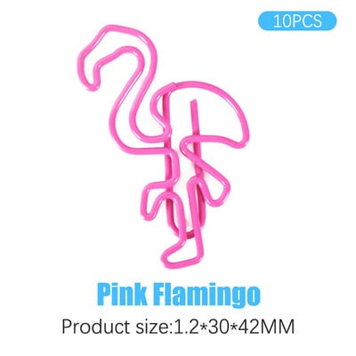 10 komada šarenih crtanih životinja, spajalica za papir, uredske oznake, kopča za uvezivanje dokumenata DIY foto album, kopča za držač fotografija, spajalica za papir