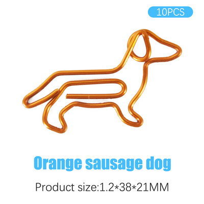 10 komada šarenih crtanih životinja, spajalica za papir, uredske oznake, kopča za uvezivanje dokumenata DIY foto album, kopča za držač fotografija, spajalica za papir