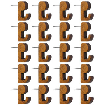 Дървена кука Thumbbock Компактни щифтове за щифтове Завеси за стена Аксесоари за карти Щифтове за ежедневна употреба Thumbbocks