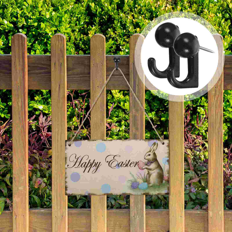 50 tk Push Pin Seina Seina Tugevad Riidepuud Riidepuu riidepuu Seina Pöidlakinnitused Plastikust Tõukekonksud Mustad Konksud