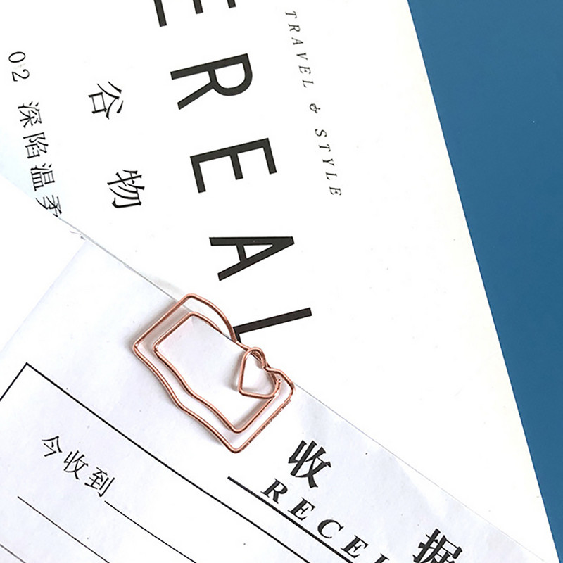 10 kom. Rose Gold Mapa ljubavnih knjiga Kreativna mapa Uredska škola Osobna datoteka Klasifikacija Pribor