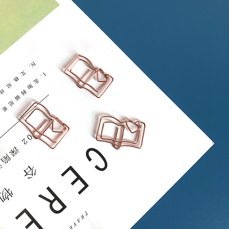 10 kom. Rose Gold Mapa ljubavnih knjiga Kreativna mapa Uredska škola Osobna datoteka Klasifikacija Pribor