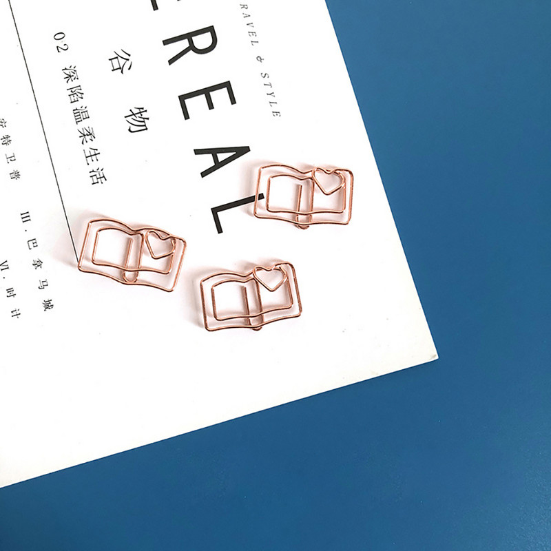 10 kom. Rose Gold Mapa ljubavnih knjiga Kreativna mapa Uredska škola Osobna datoteka Klasifikacija Pribor