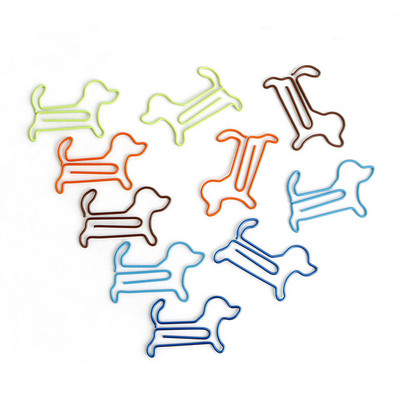 18 τμχ Χαριτωμένα διακοσμητικά ποδηλάτου χειρονομίες Κλιπ σε σχήμα ζώου Κλιπ σημείωσης λευκώματος αποκομμάτων Μεταλλικό συνδετικό συνδετικό συνδετήρα σελιδοδείκτης χαρτικά