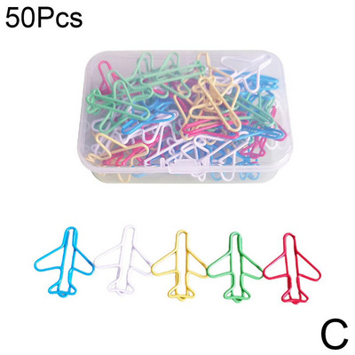 50 kom/kutija Šarene spajalice u obliku glazbene note Ukrasni šareni dekor za uredski pribor Spajalica za papir