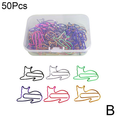 50 kom/kutija Šarene spajalice u obliku glazbene note Ukrasni šareni dekor za uredski pribor Spajalica za papir