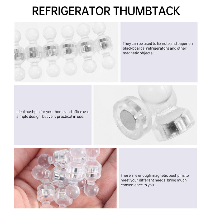 30 kom. Alat za magnetnu iglu Magnet Slikanje Kaligrafija Plastični uredski magneti za teške uvjete