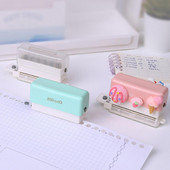 Μηχάνημα διάτρησης φυλλαδίων 6 τρύπες Εγχειρίδιο Wastepaper Storage Box Φορητό γραφείο γραφικής ύλης Φυλλάδιο Stitcher Σχολικές προμήθειες