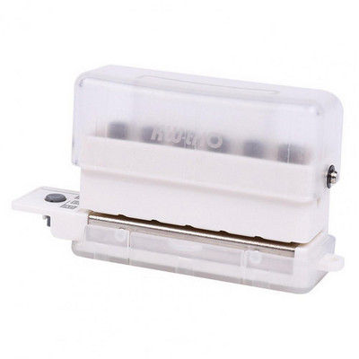 Μηχάνημα διάτρησης φυλλαδίων 6 τρύπες Εγχειρίδιο Wastepaper Storage Box Φορητό γραφείο γραφικής ύλης Φυλλάδιο Stitcher Σχολικές προμήθειες