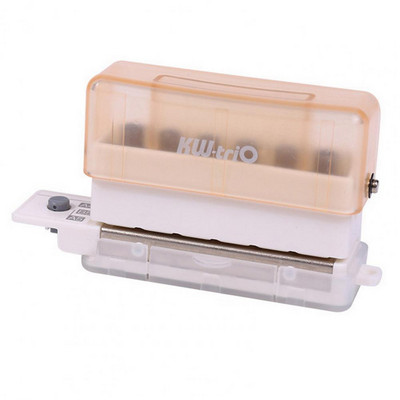 Μηχάνημα διάτρησης φυλλαδίων 6 τρύπες Εγχειρίδιο Wastepaper Storage Box Φορητό γραφείο γραφικής ύλης Φυλλάδιο Stitcher Σχολικές προμήθειες