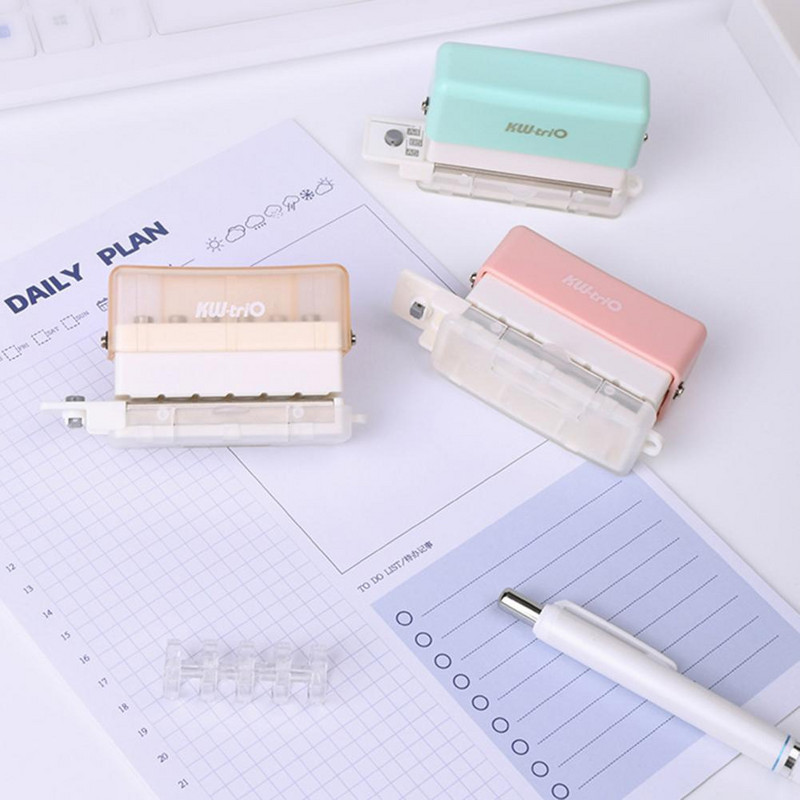 Stroj za bušenje rupa za letke Ručna kutija za pohranu makulature sa 6 rupa Prijenosni uredski pribor za šivanje letaka Školski pribor