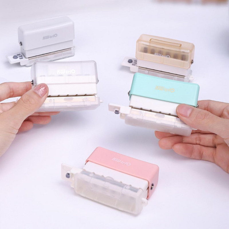 Stroj za bušenje rupa za letke Ručna kutija za pohranu makulature sa 6 rupa Prijenosni uredski pribor za šivanje letaka Školski pribor