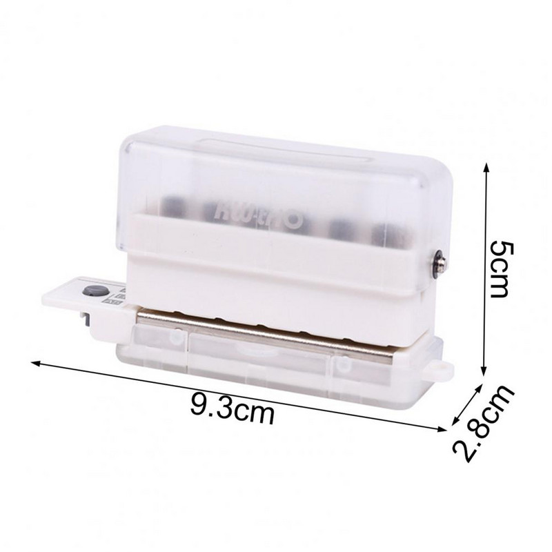 Stroj za bušenje rupa za letke Ručna kutija za pohranu makulature sa 6 rupa Prijenosni uredski pribor za šivanje letaka Školski pribor