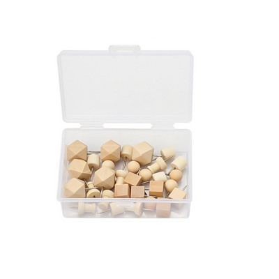 Lihtsad puidust pöidlakaardi nööpnõelad Mitme kujuga surunõelad Dekoratiivne terasest surunõel piltide jaoks Seinakaarditahvel Corkbo W3JD