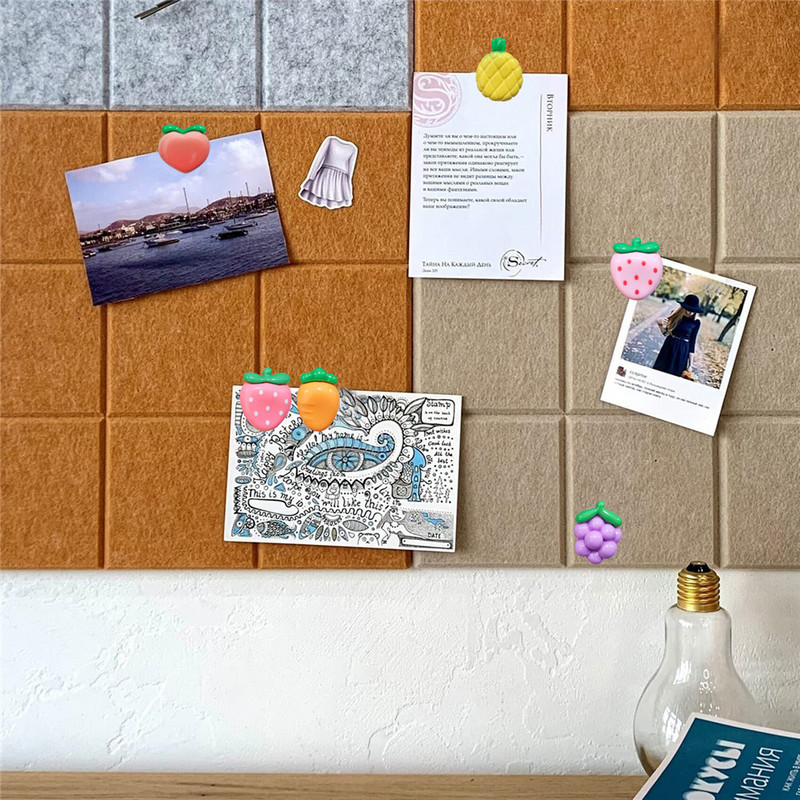 30 buc Ace de împingere cu căpșuni, struguri, ananas, cleme decorative, știfturi drăguțe în formă de fructe, știfturi de desen pentru hărți de plută