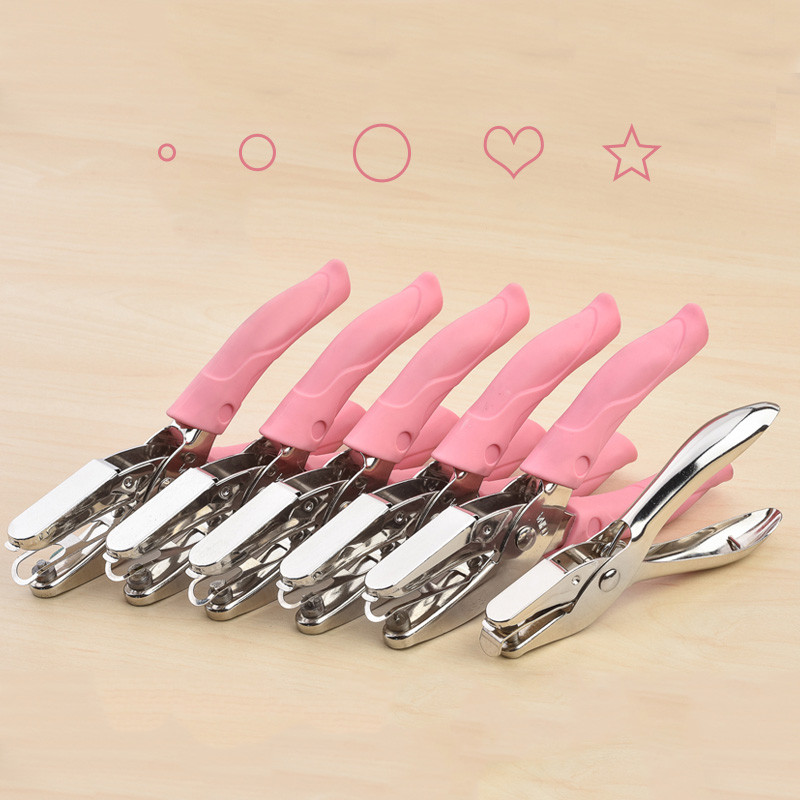 Fromthenon Hand Hand Paper Hole Punch DIY Loose-leaf Paper cutter Single Hole Puncher Σχολική βιβλιοδεσία γραφείου