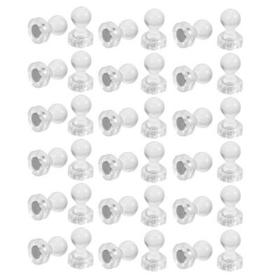 30 buc Magneți pentru tablă albă Știfturi magnetice Afișaj magnetic Pin Mini pentru frigider pentru pic de magnet pentru hartă