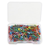 150 vnt 19 mm segtukas Daugiafunkcis praktiškas namų biuras, skirtas drabužiams, nerūdijantis, su laikymo dėžute Nešiojamas „pasidaryk pats“ įvairus mini