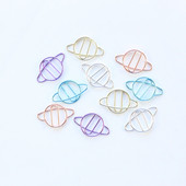 Domikee drăguț kawaii macaron colorat birou școală agrafe metalice pentru hârtie set marcaje bomboane student memo organizator papetărie 10 buc