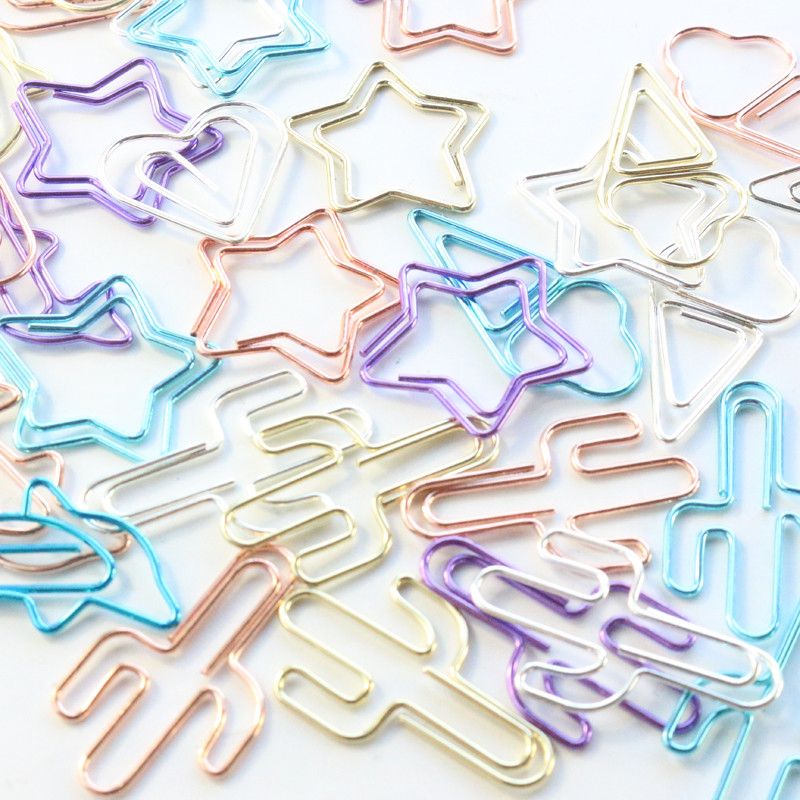 Domikee drăguț kawaii macaron colorat birou școală agrafe metalice pentru hârtie set marcaje bomboane student memo organizator papetărie 10 buc