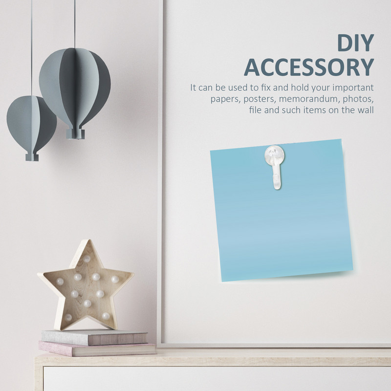 50 kom. Kuka, pribadača za pričvršćivanje fotografija, višenamjenska metalna vješalica za odjeću Dodatak za crtanje noktiju DIY