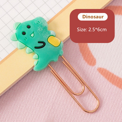 Yisuremia 5pcs/Lot Kawaii metalna spajalica za papir crtani jagoda ukrasna oznaka za bilješke stezaljke za školski uredski pribor
