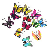 30 tk. Putukate nööpnõelaga seinakaunistus Dekoratiivsed kontorilauad, sõiduplaanid