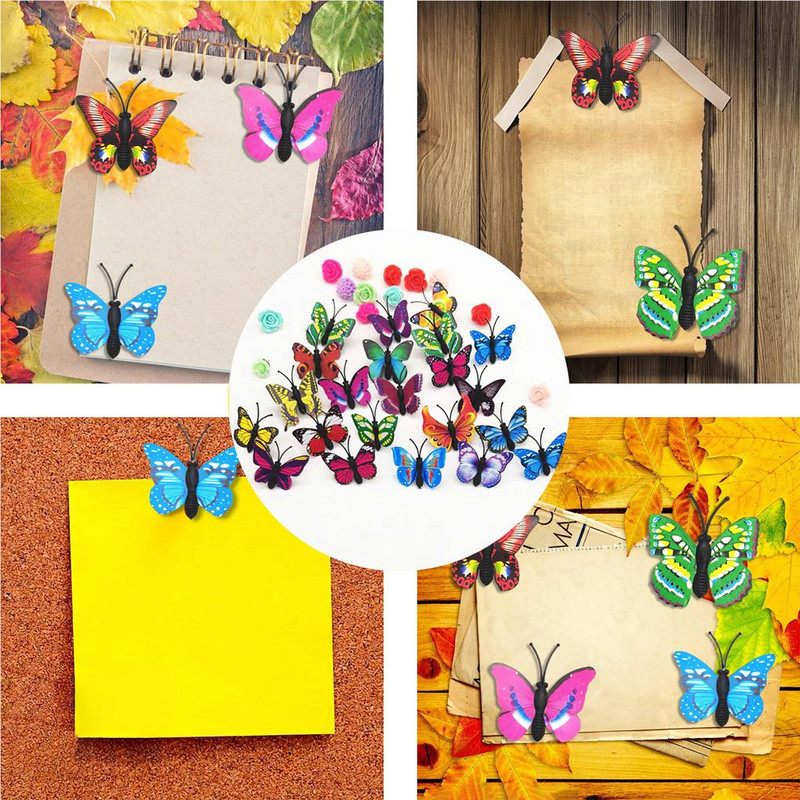 30 kom. Zidne igle za kukce Ukrasne uredske kopče Rasporedi