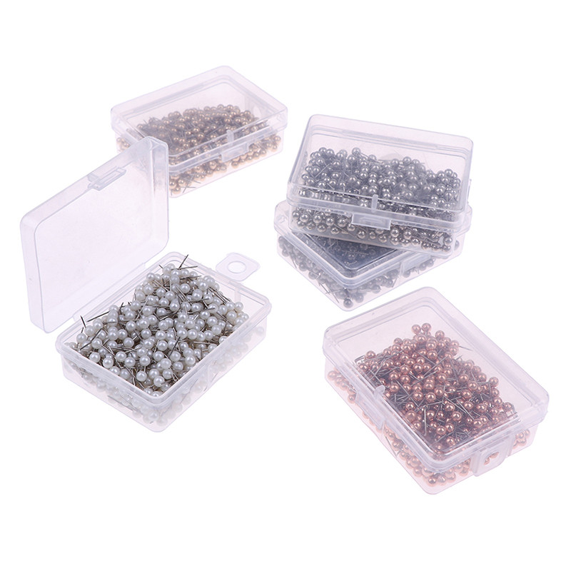 400 vnt. apvali plastikinė galvutė, plieno smaigalio smeigtukai Žemėlapis Nykščio segtukai Biuro reikmenys