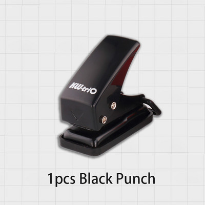 Mini plastična bilježnica Probijač rupa Prijenosni rokovnik Okružni bušilac s jednom rupom Spomenar Prstenovi Binder Perforacija Rezač Kliješta