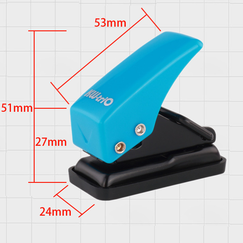 Mini plastična bilježnica Probijač rupa Prijenosni rokovnik Okružni bušilac s jednom rupom Spomenar Prstenovi Binder Perforacija Rezač Kliješta