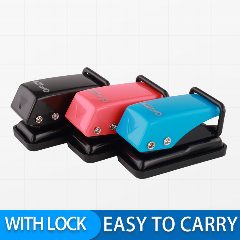 Mini plastična bilježnica Probijač rupa Prijenosni rokovnik Okružni bušilac s jednom rupom Spomenar Prstenovi Binder Perforacija Rezač Kliješta