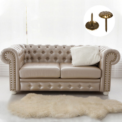 100 gab. Metāla apdare Dīvāna galvgaļa nagi Krāsaini īkšķa spraudņi Mīkstās īkšķa spraudītes Vintage īkšķa spraudītes