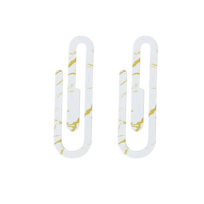 2 szett új fém gemkapcsok nagy könyvjelzők diák írószerek speciális alakú gemkapcsok dekoratív kis tűs könyvjelzők