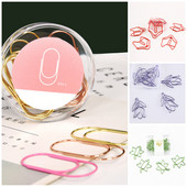 10/20 komada Rose Gold Ljubavna spajalica Kreativna spajalica za modeliranje Metalni uredski dodaci Spajalice Metalne spajalice Oznaka