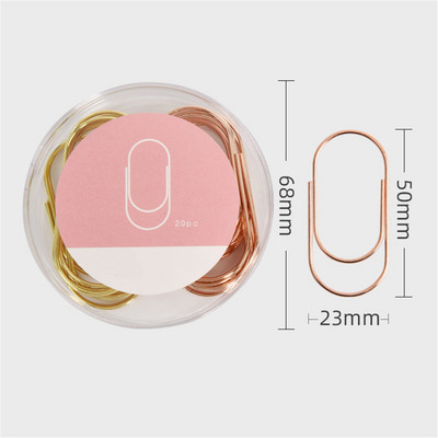 10/20 komada Rose Gold Ljubavna spajalica Kreativna spajalica za modeliranje Metalni uredski dodaci Spajalice Metalne spajalice Oznaka