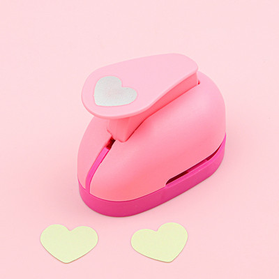 Mini Scrapbook Punches Rankų darbo pjaustytuvų kortelė didelė popierinė rankdarbių skylučių perforavimo priemonė vaikams „pasidaryk pats“ iškarpų knygelių kortelių gamyba