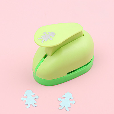 Mini Scrapbook Punches Rankų darbo pjaustytuvų kortelė didelė popierinė rankdarbių skylučių perforavimo priemonė vaikams „pasidaryk pats“ iškarpų knygelių kortelių gamyba