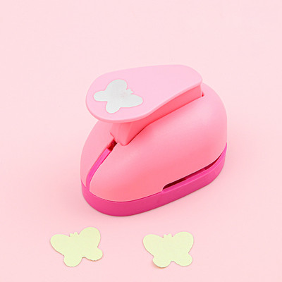 Mini Scrapbook Punches Rankų darbo pjaustytuvų kortelė didelė popierinė rankdarbių skylučių perforavimo priemonė vaikams „pasidaryk pats“ iškarpų knygelių kortelių gamyba