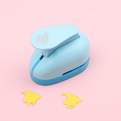 Mini Scrapbook Punches Rankų darbo pjaustytuvų kortelė didelė popierinė rankdarbių skylučių perforavimo priemonė vaikams „pasidaryk pats“ iškarpų knygelių kortelių gamyba