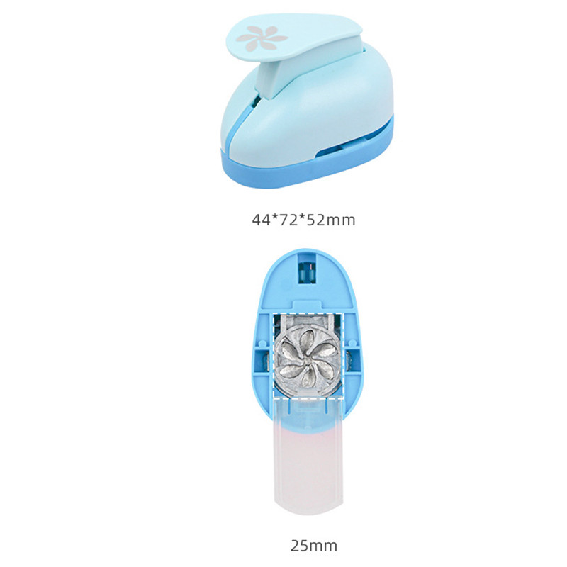Mini Scrapbook Punches Rankų darbo pjaustytuvų kortelė didelė popierinė rankdarbių skylučių perforavimo priemonė vaikams „pasidaryk pats“ iškarpų knygelių kortelių gamyba