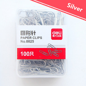 100 kom/kutija Šarene spajalice Uredski materijal Knjiža za oznake Kvačica za bilješke Školski i uredski materijal