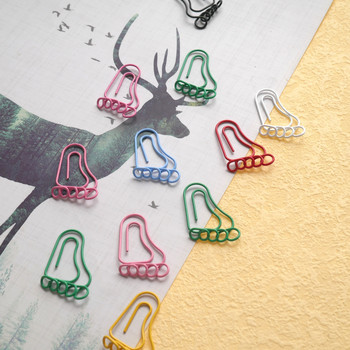 60 τμχ/Κουτί Creative Cartoon Animal Shape Paper Clip Θήκη σελιδοδεικτών Φάκελος αποθήκευσης αρχείου Cute pin School Γραφείο γραφείου