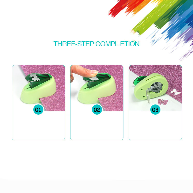 Noua sosire Mașină de embosare fără efort Craft Paper Pomson Card EVA Copii Handmade Materiale DIY Dispozitiv de embosare Perforator