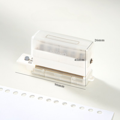 Bušilica sa 6 rupica DIY A4 A5 B5 Loose Leaf Scrapbooking Mini stroj za bušenje rupa Macaron Uredski uvez u boji