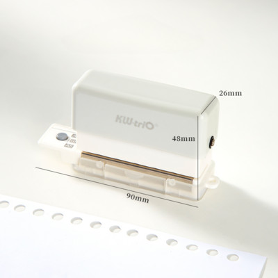 Bušilica sa 6 rupica DIY A4 A5 B5 Loose Leaf Scrapbooking Mini stroj za bušenje rupa Macaron Uredski uvez u boji