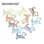 10Pcs/Lot Kreativna životinjska alotipska isječka Knjižna oznaka Uredski materijal Metalni oblik Spajalice za papir Studentski dokument Dekoracija Pribor